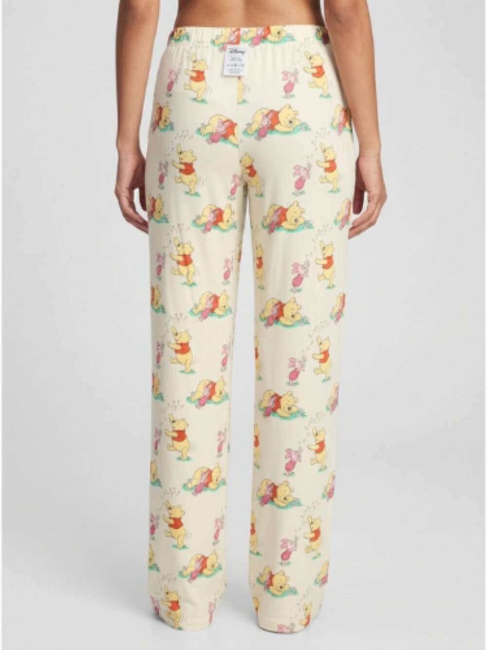 Disney Winnie the Pooh Piglet Pajama Pants Womens XL Hacci Knit Wide Leg - Picture 4 of 4